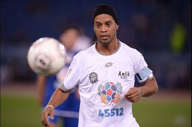 Check Out Ronaldinho Play This Newly Invented Game!