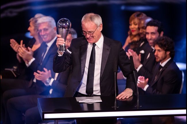 Claudio Ranieri Spoke On FIFA's Green Carpet About His Award