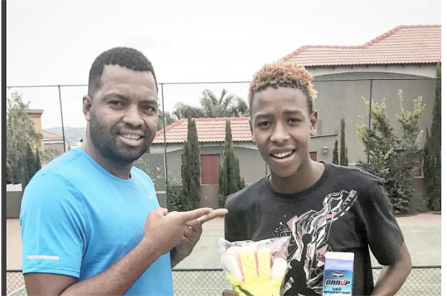 Khune's Younger Brother Beats Him At His Own Trick Again!