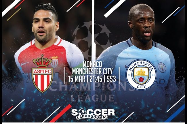 UEFA Champions League Starting XI: Monaco vs Manchester City
