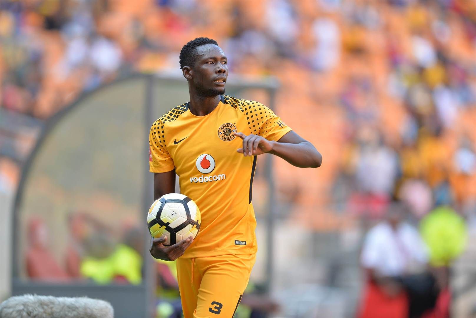 Mathoho picked up a head injury and couldn't finis