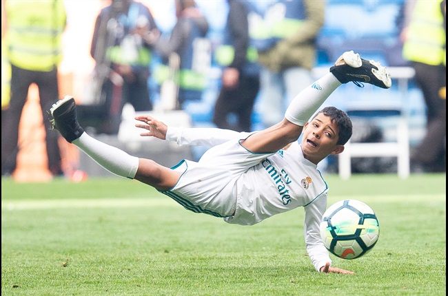 Gallery: Like Father Like Son  Ronaldo Jr Emulates His Father's Bicycle Kick