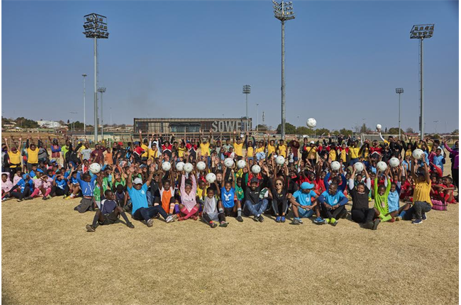 300 Balls Planted For Mandela Day