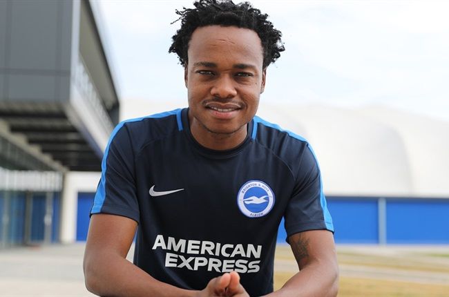 Gallery: Percy Tau Sports His New Brighton And Hove Albion Kit