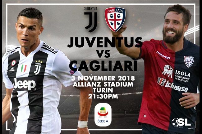 Serie A Starting XI: Juventus v Cagliari 03 November 2018