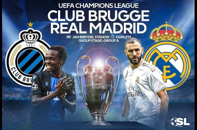 UEFA Champions League Starting XI: Brugge vs Real Madrid