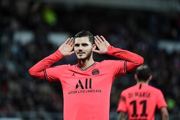 5) Mauro Icardi (Paris Saint-Germain) – 5 goals