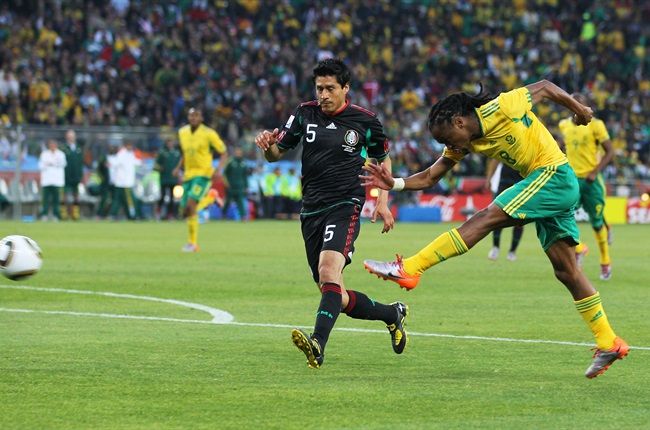 Siphiwe Tshabalala Shows Off His Signed Jabulani 2010 WC Opening Goal Ball