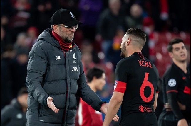 Atletico Madrid Star Responds To Jurgen Klopp's Criticism After UCL Tie