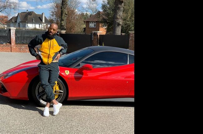 Lacazette Sports Bold New Look Alongside his R5.6M Ferrari