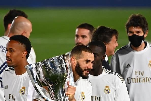 Real Madrid lift LaLiga trophy