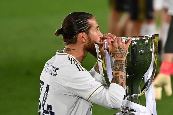 Real Madrid lift LaLiga trophy
