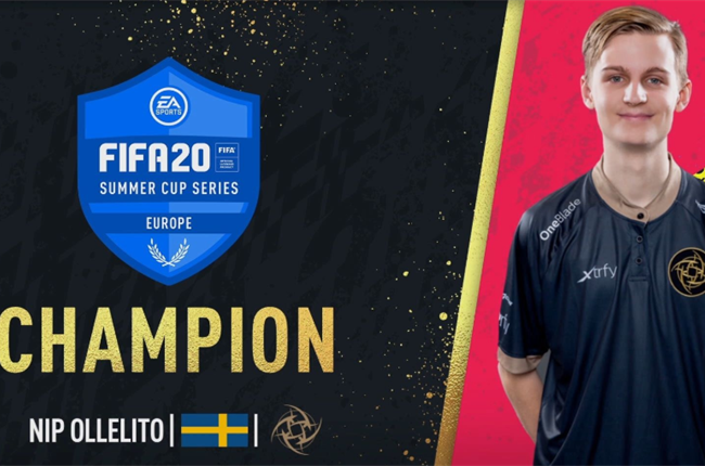 Ollelito Wins EA FIFA Summer Cup European Leg