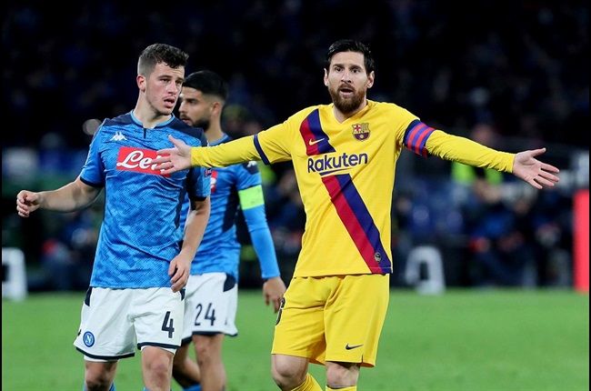 UEFA Champions League Last 16 Starting XI: FC Barcelona v Napoli 08 August 2020