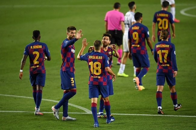 UEFA Champions League Report: FC Barcelona v Napoli 08 August 2020