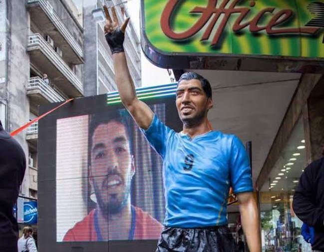 Luis Suarez (statue location: Salto, Uruguay) 