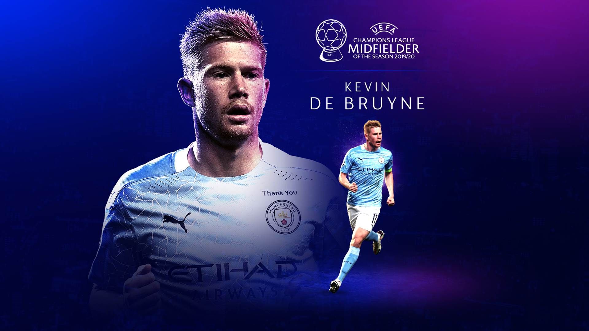 Midfielder of the Year: De Bruyne (Manchester City