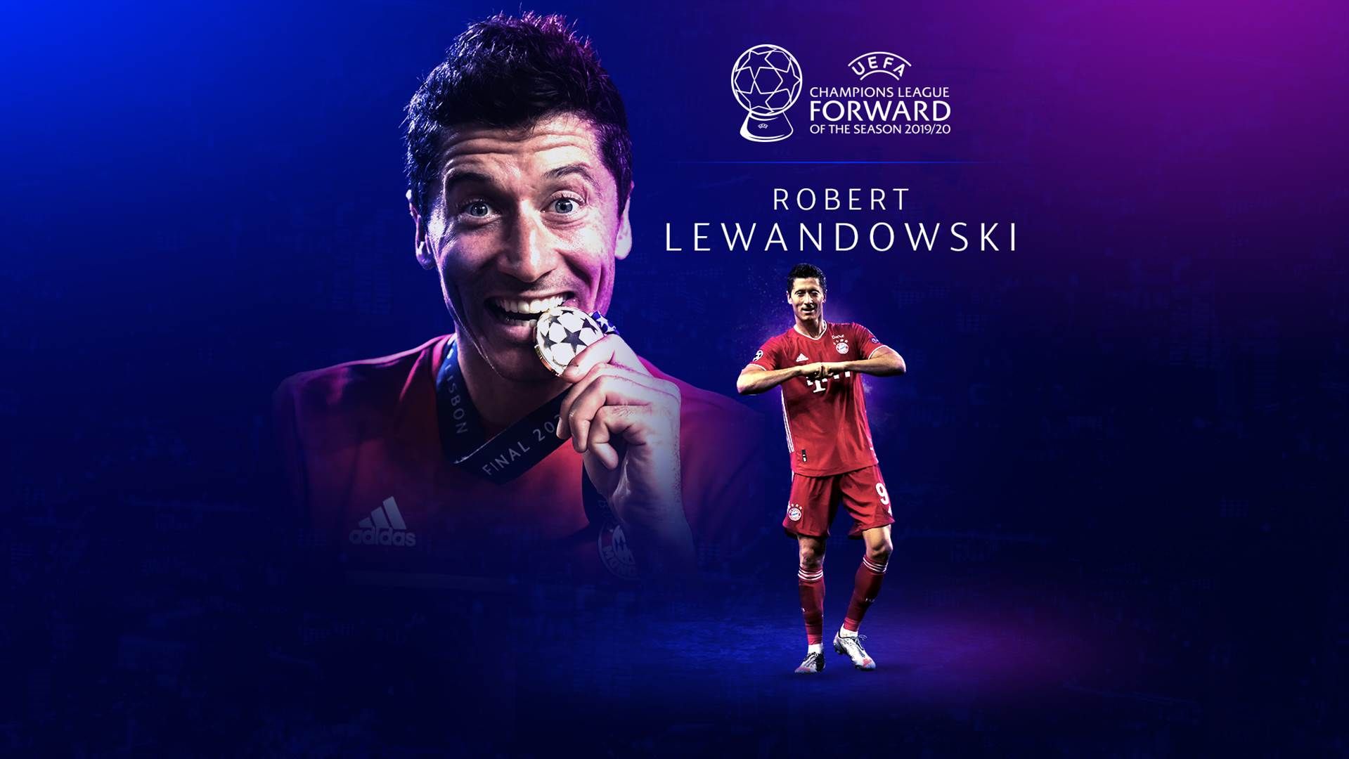 Forward of the Year: Robert Lewandowski (Bayern Mu