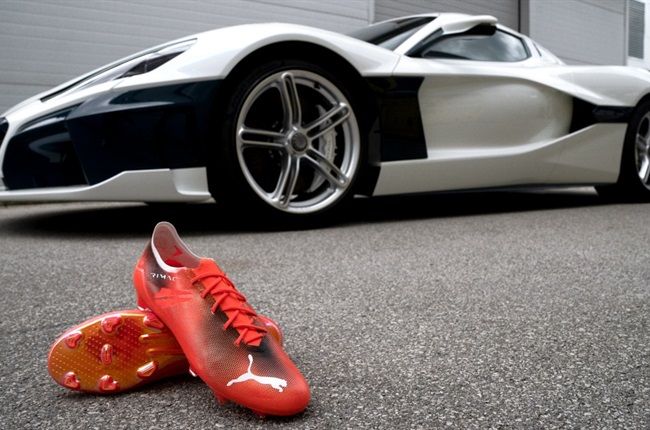 PUMA & Hypercar Maker Rimac Create World's Fastest Football Boots