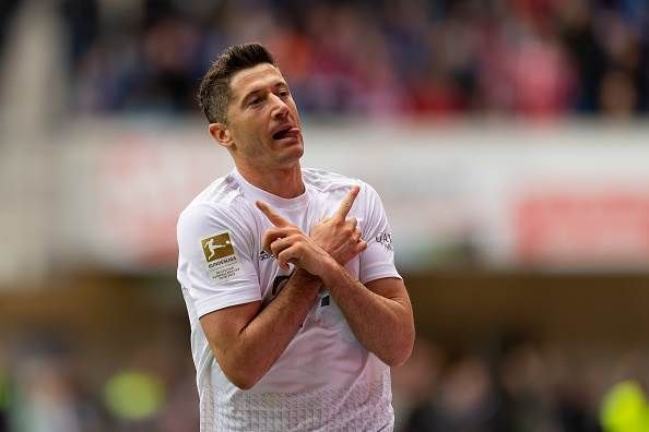 1. Robert Lewandowski (Bayern Munich) – 45 goals