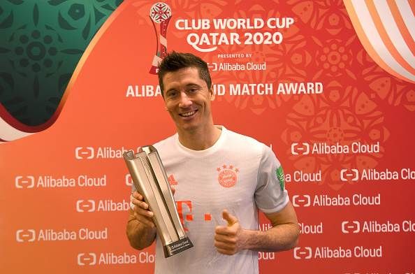 Robert Lewandowski was named Man of the Match