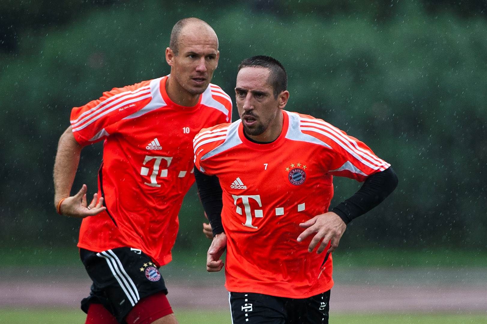 Arjen Robben and Franck Ribery were involved in a 