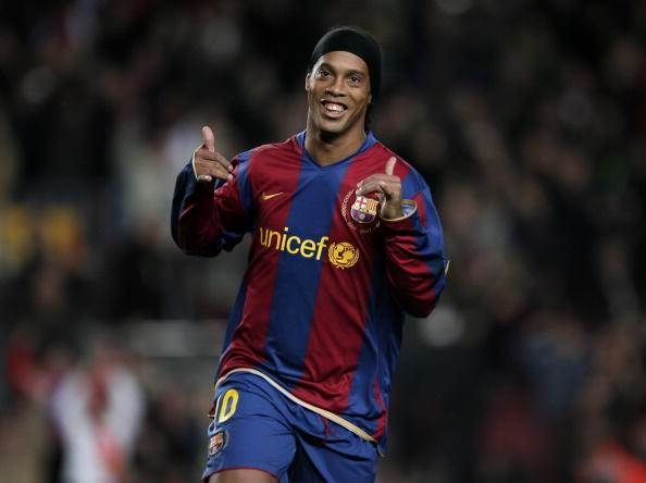 Ronaldinho (from Paris Saint-Germain to FC Barcelo
