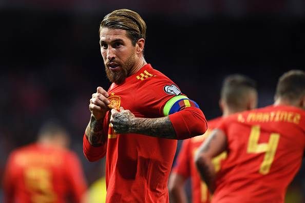 Sergio Ramos – left out of Spain’s squad 