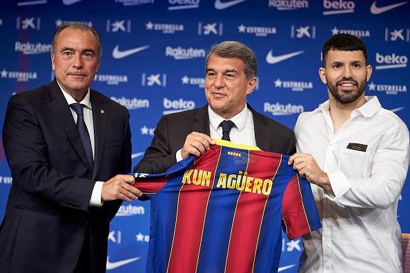 Sergio Aguero – completed a move to Barcelona