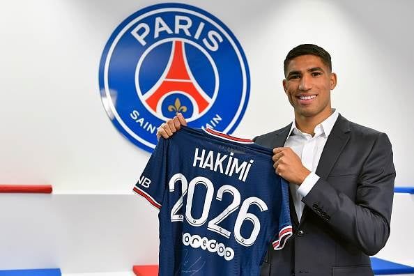 Achraf Hakimi (has signed for Paris Saint-Germain 