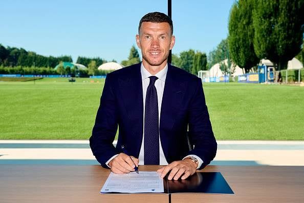 Edin Dzeko – has joined Inter Milan from Roma 