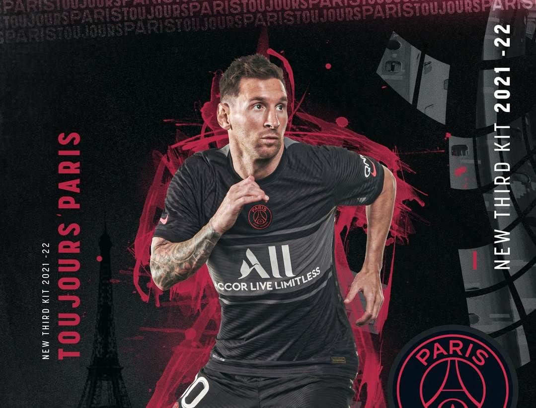 2021/2022 Paris Saint-Germain third kit
