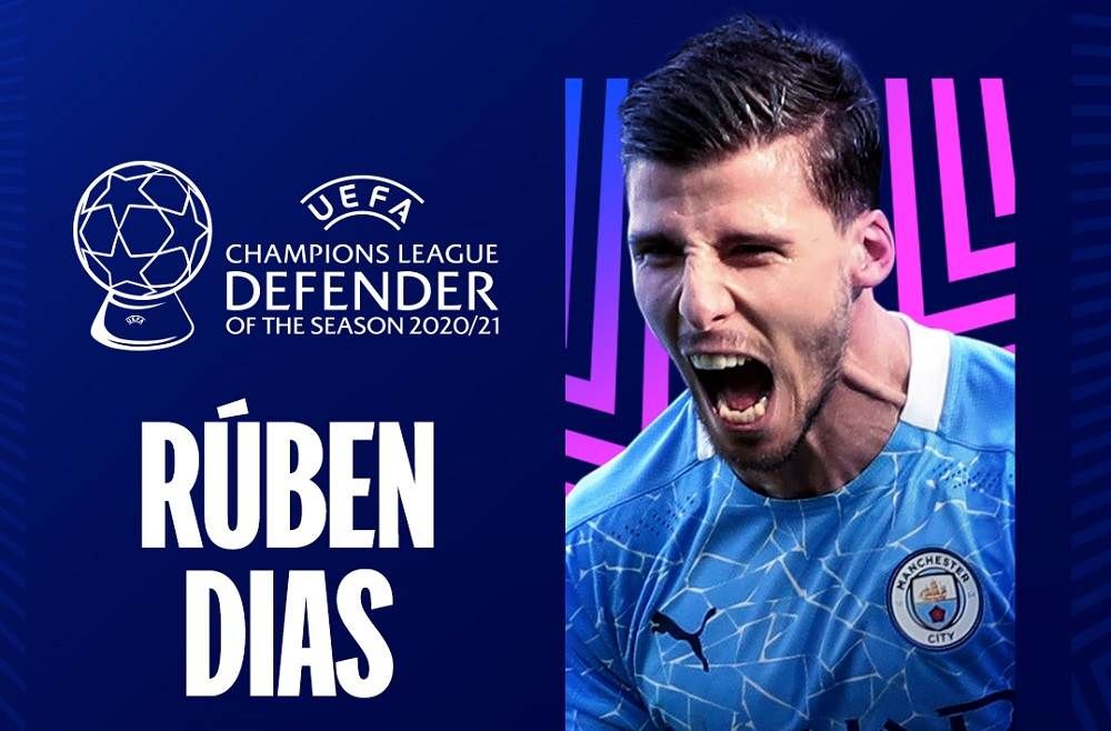 UEFA Men's Defender of the Season: Ruben Dias (Man