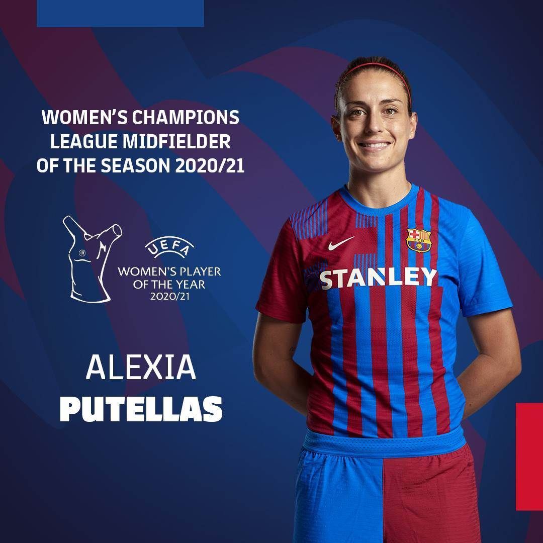 UEFA Women's Midfielder of the Season and Player o