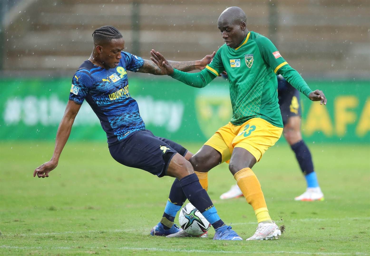 Grant Kekana (left) swapped SuperSport United for 