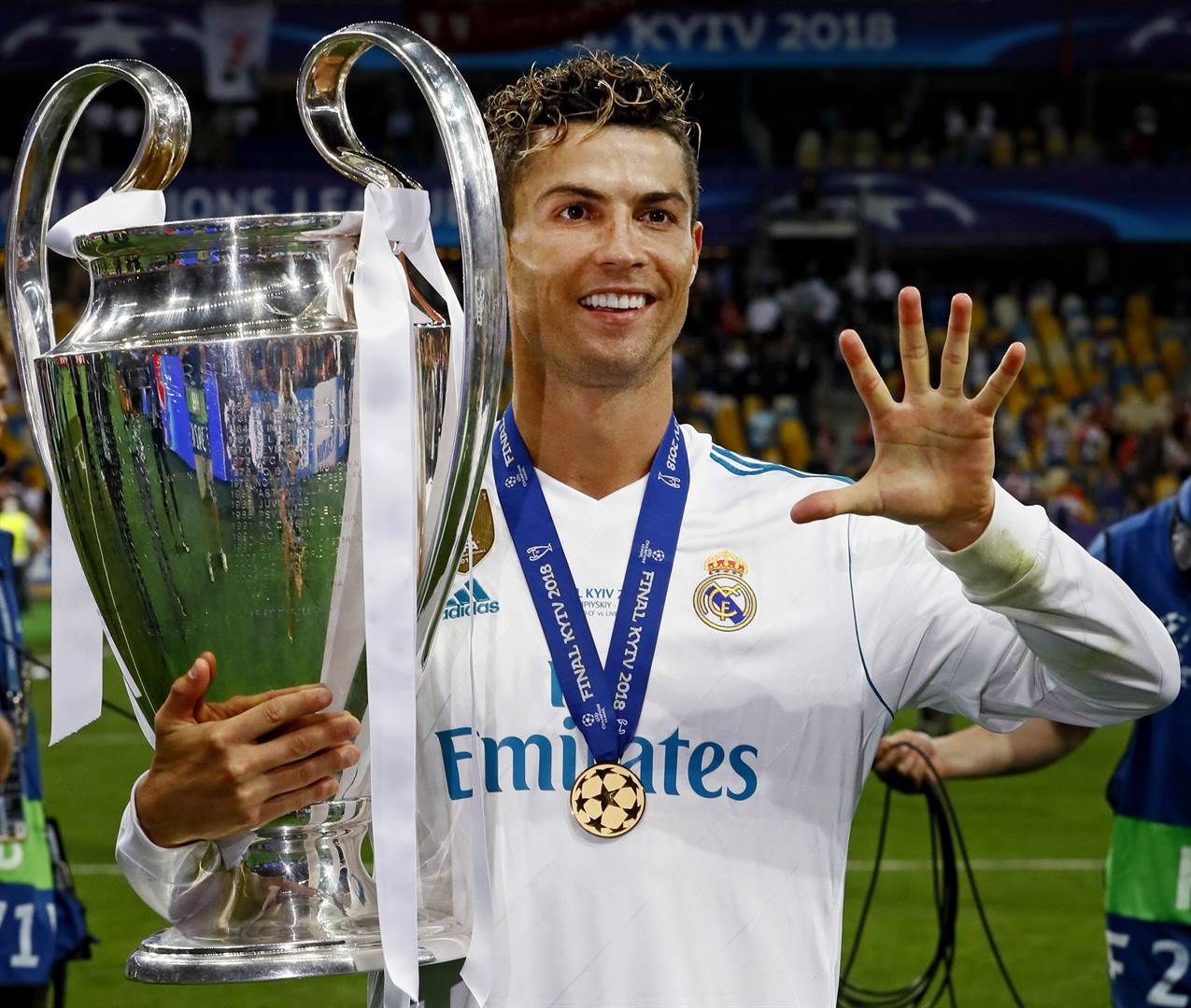 Cristiano Ronaldo - five goals for Real Madrid aga