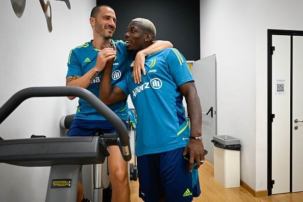 Paul Pogba and Leonardo Bonucci 