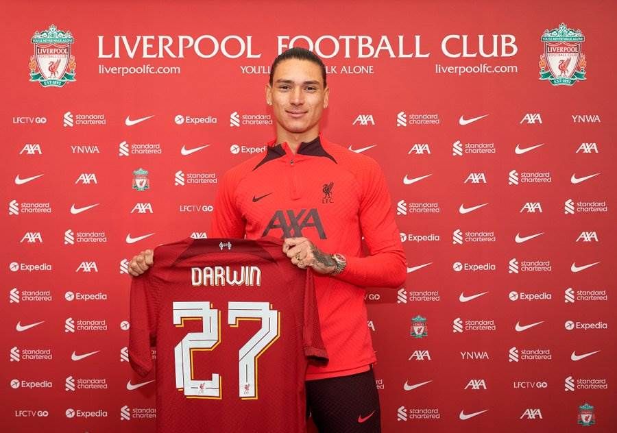 1. Darwin Nunez - joined Liverpool from Benfica fo