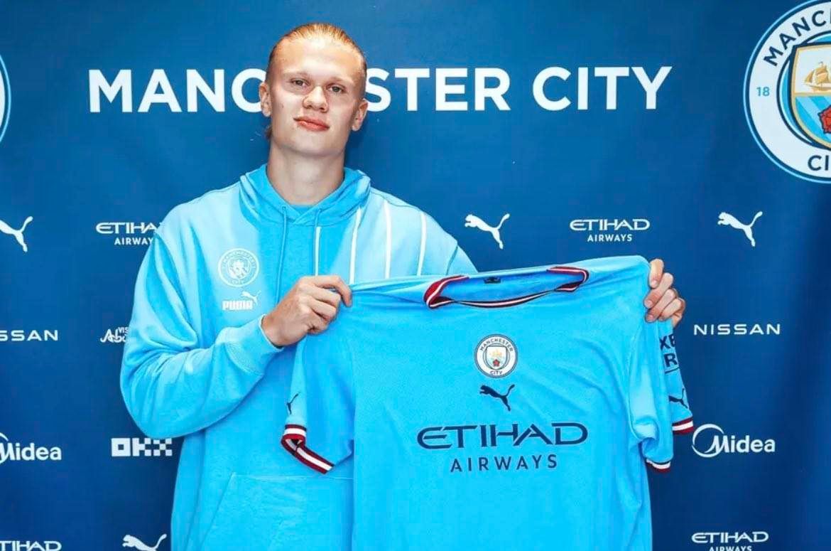 2. Erling Haaland - joined Manchester City from Bo