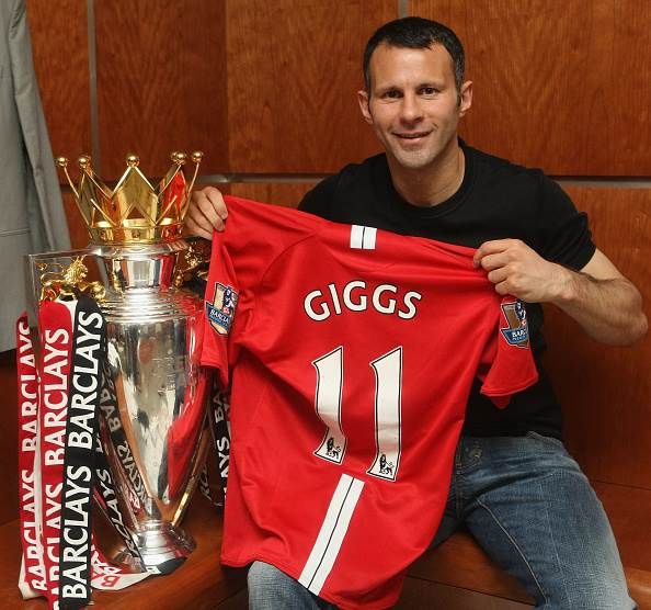 5. Ryan Giggs (36 trophies)