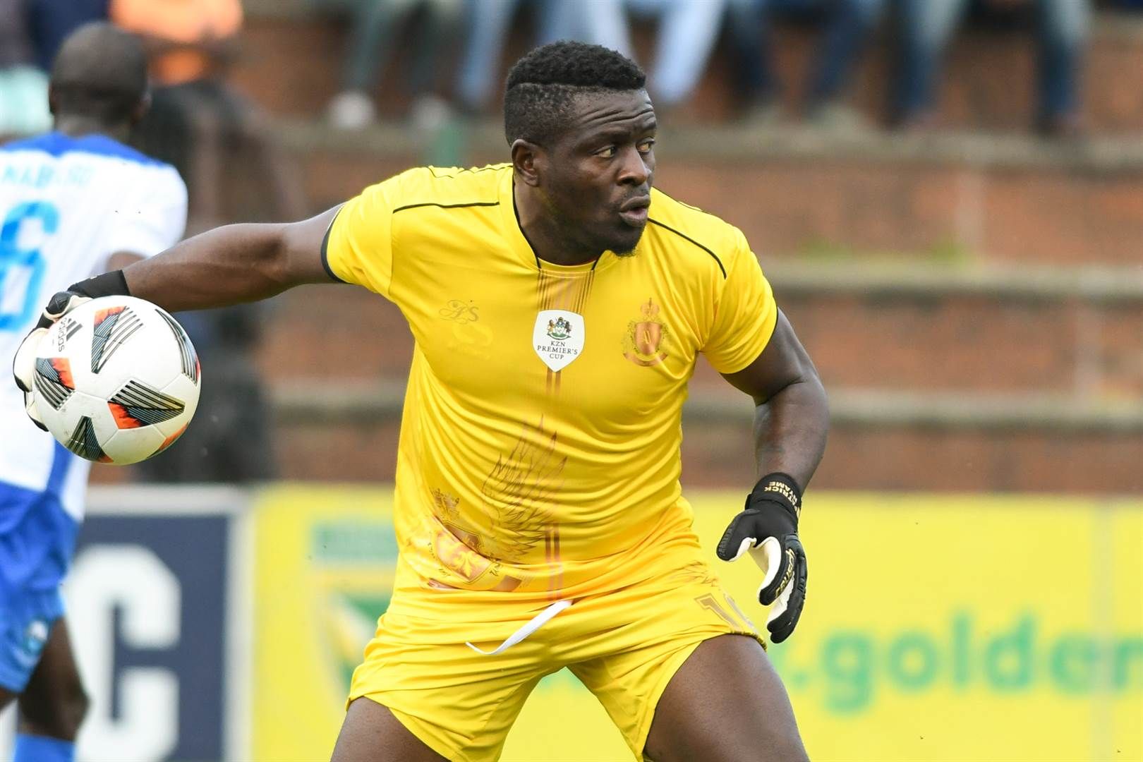 Royal AM goalkeeper Hugo Nyame is 36.