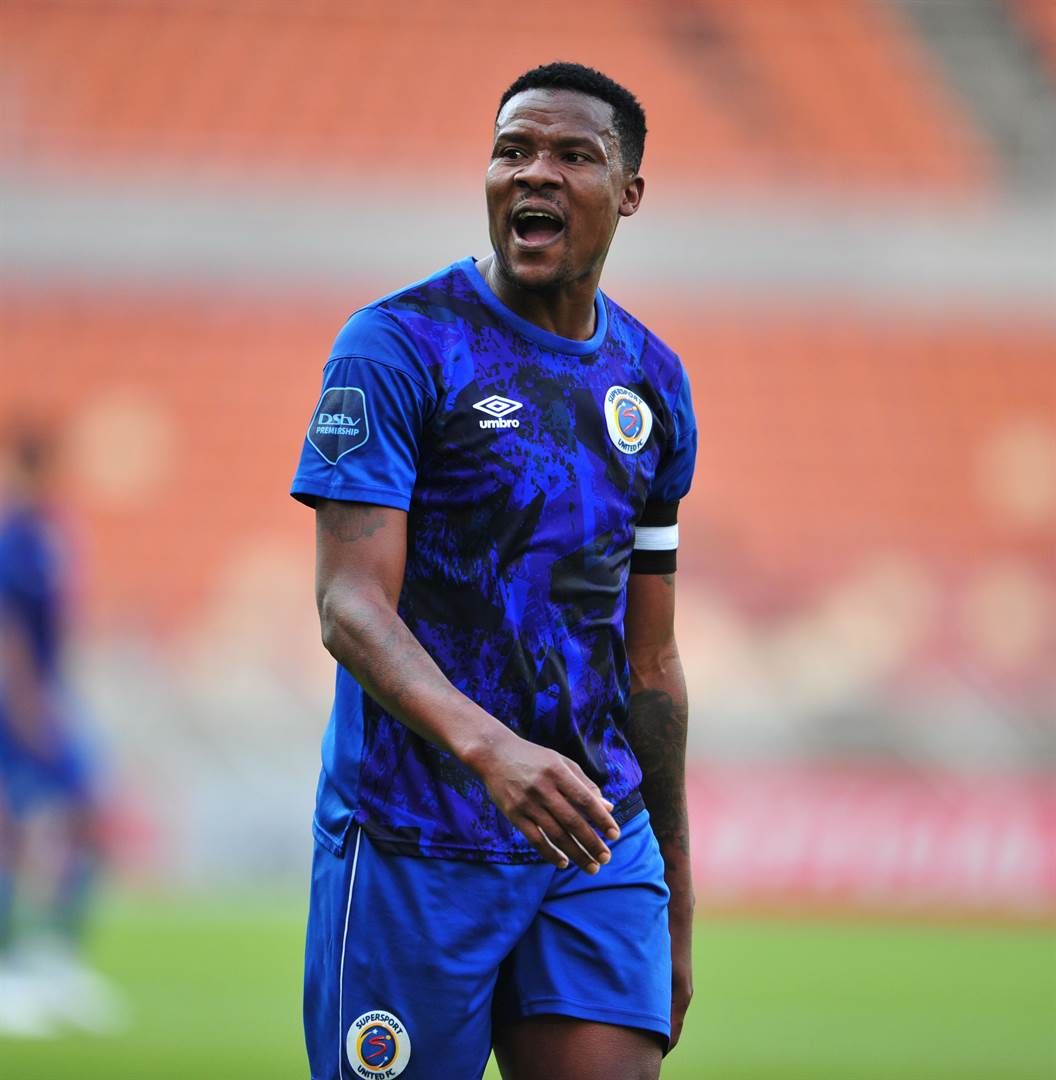 Thamsanqa Gabuza of SuperSport United is 35. 