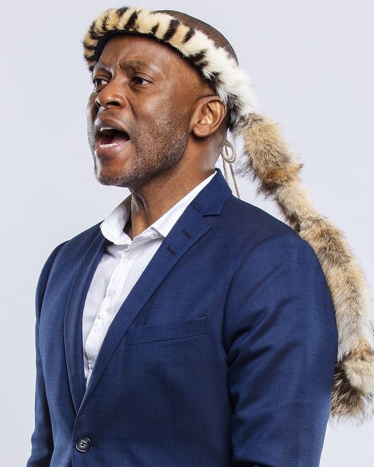 Usuthu's Sandile Zungu donning some traditional ge
