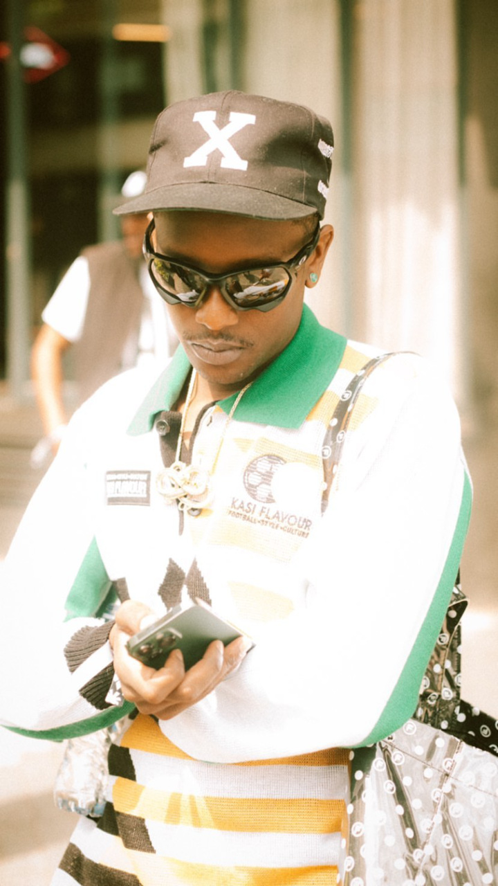 Buddy in Kasi Flavour 10's 98 Bafana Knit Jersey.