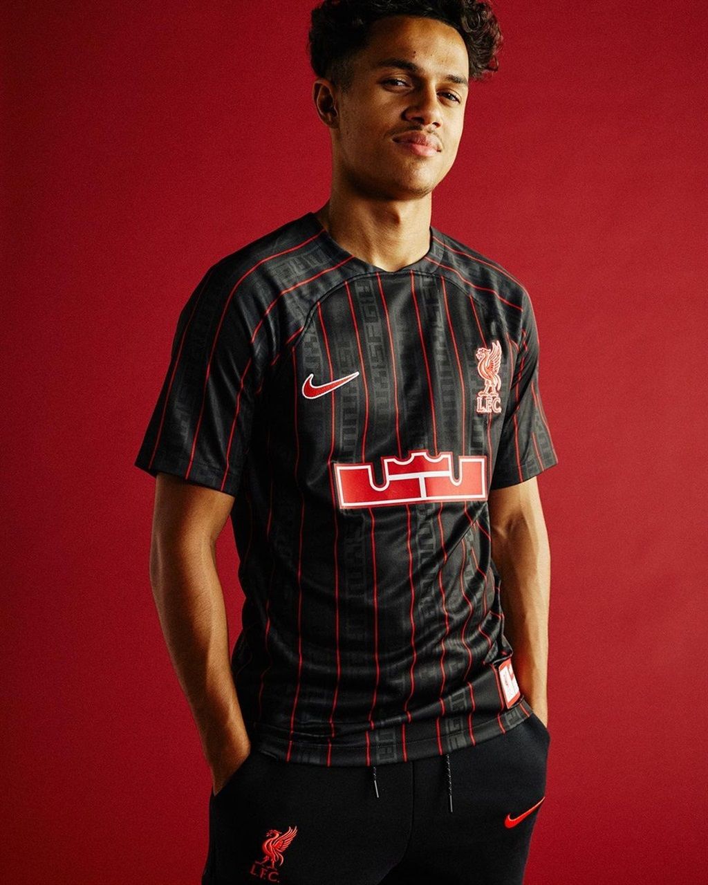 The Liverpool FC x LeBron James collection.