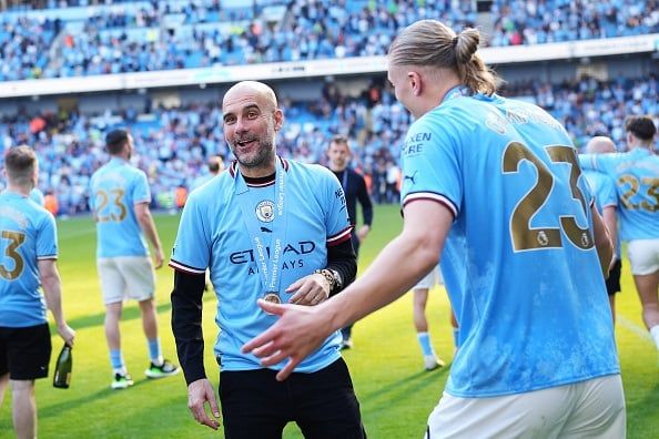 Pep Guardiola, Erling Haaland