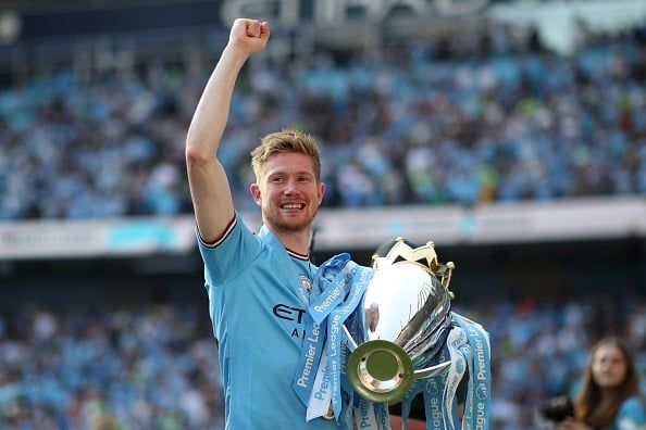 Manchester City celebrate Premier League title