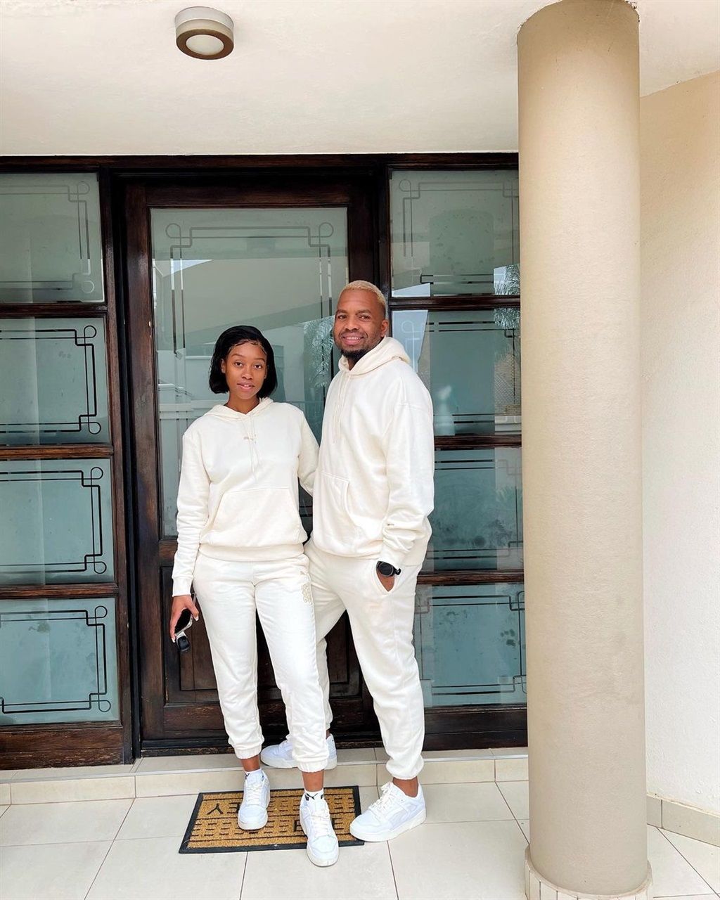 Itumeleng Khune and his wife Sphelele Makhunga.