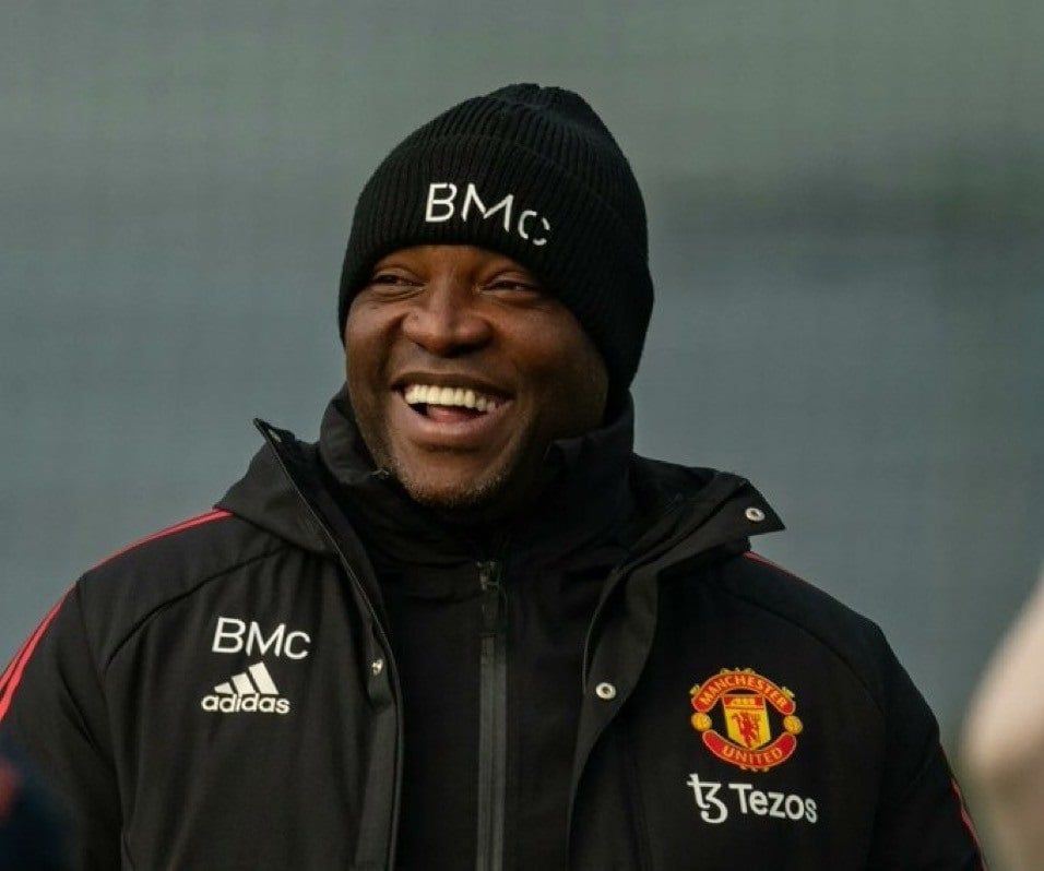 Manchester United first team coach Benni McCarthy 