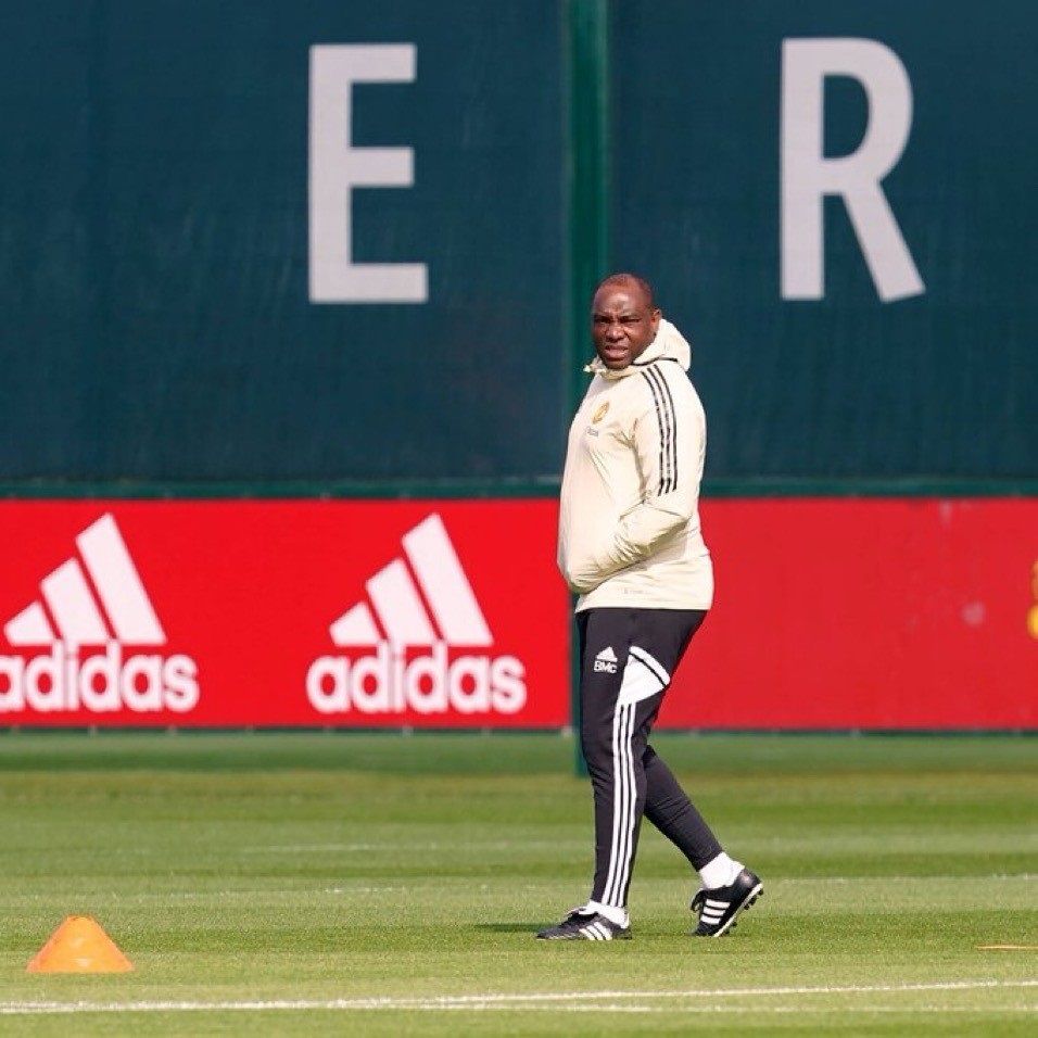 Manchester United first team coach Benni McCarthy 